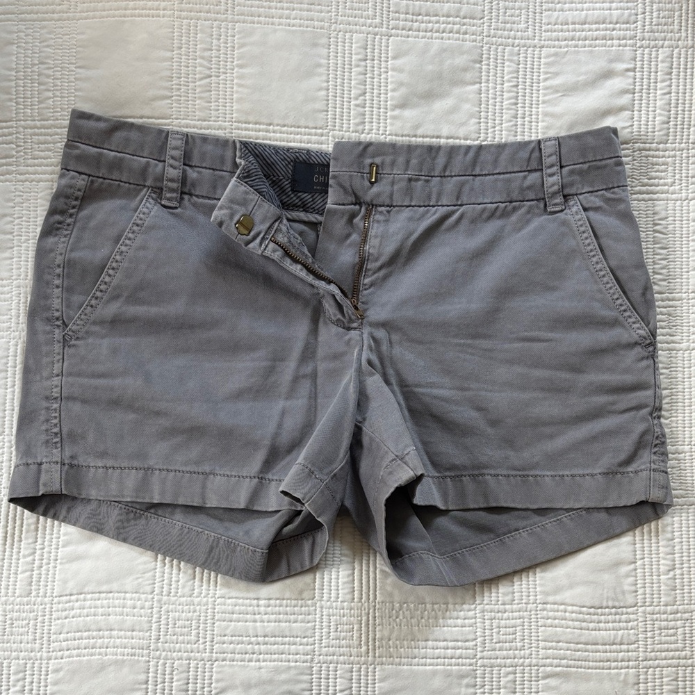 J. Crew Women's Gray Chino Shorts